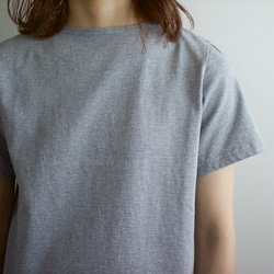 center back tshirt / gray heather/size2 1枚目の画像