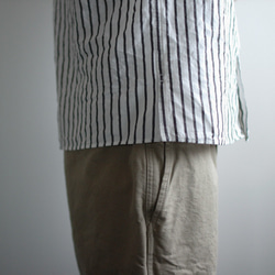 original cotton linen/ short sleeve shirt/white/size1と２(MAN) 5枚目の画像