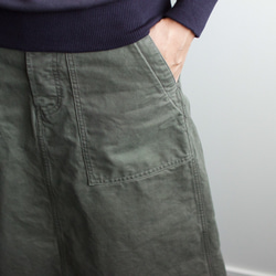 army cord/baker skirt/khaki 8枚目の画像