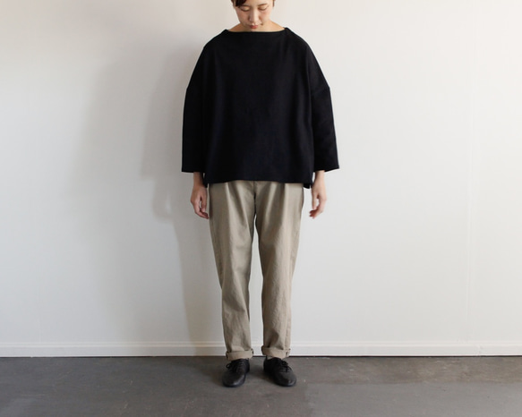 big basque shirt/black 3枚目の画像