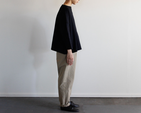 big basque shirt/black 5枚目の画像