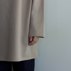 big basque long shirt/ash gray 4枚目の画像