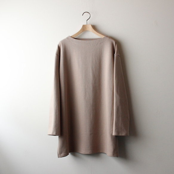 big basque long shirt/ash gray 5枚目の画像