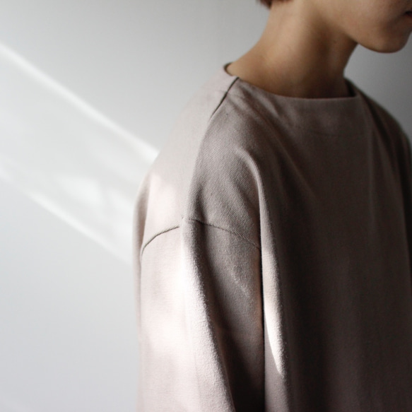 big basque long shirt/ash gray 6枚目の画像