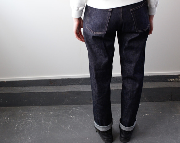 14oz.selvedgedenim jeans/生デニム/ストレート 3枚目の画像