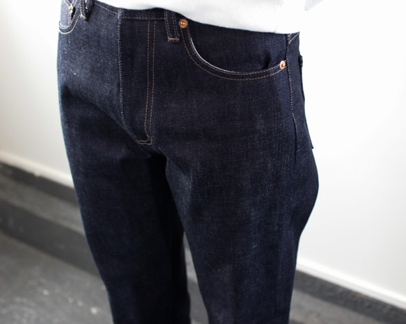14oz.selvedgedenim jeans/生デニム/ストレート 5枚目の画像