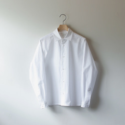 modest stitch shirt/white 3枚目の画像