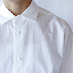 modest stitch shirt/white 7枚目の画像