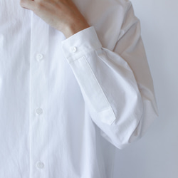 modest stitch shirt/white 9枚目の画像