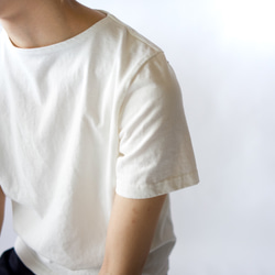 pablo cotton/center back tshirt / white/size2 1枚目の画像