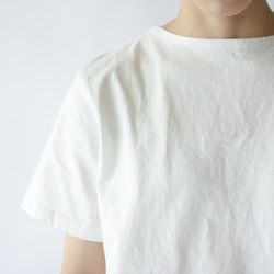 pablo cotton/center back tshirt / white/size2 10枚目の画像