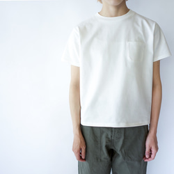 pockets tee/white 1枚目の画像