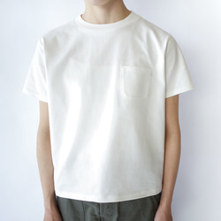 pockets tee/white 2枚目の画像