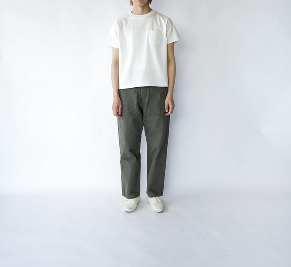 pockets tee/white 3枚目の画像