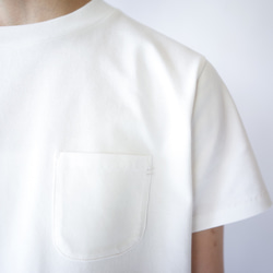 pockets tee/white 4枚目の画像