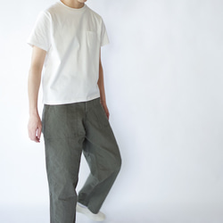 pockets tee/white 6枚目の画像