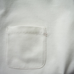 pockets tee/white 10枚目の画像