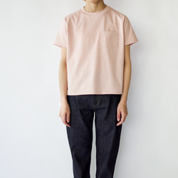 pockets tee/pink 2枚目の画像