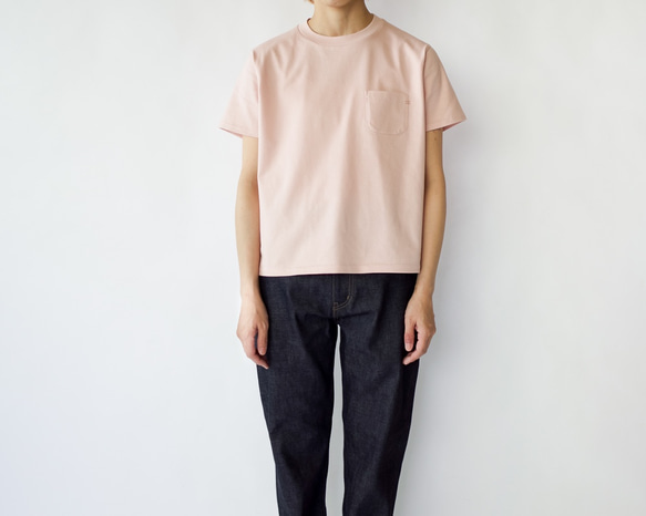 pockets tee/pink 2枚目の画像