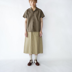 original cotton /open collar shirt/size1 3枚目の画像