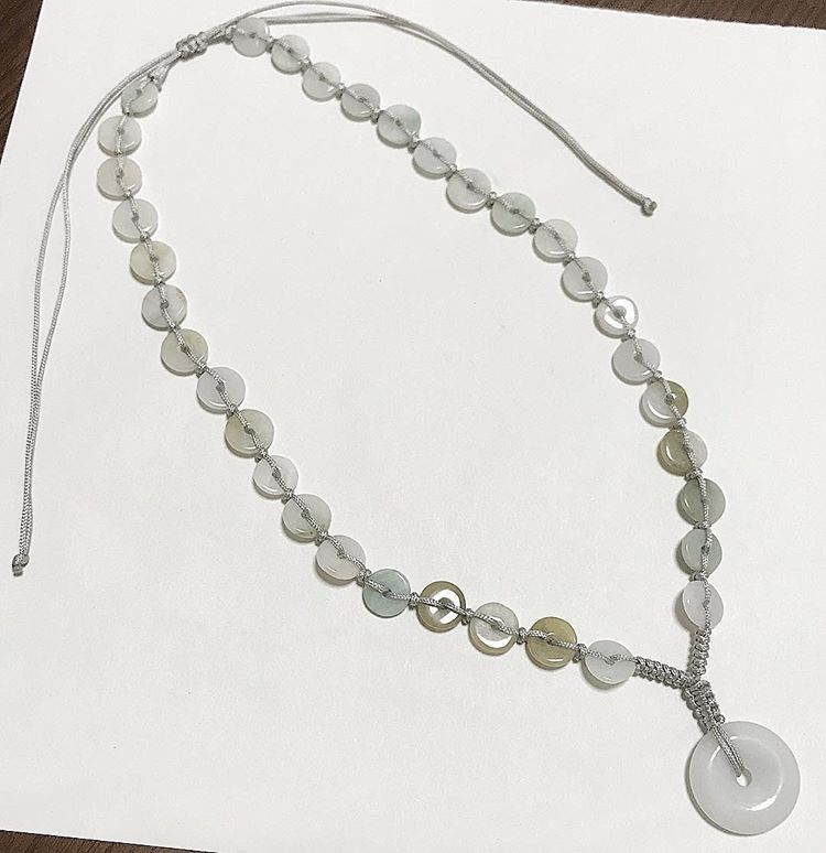 翡翠　豪華なお洒落ネックレス