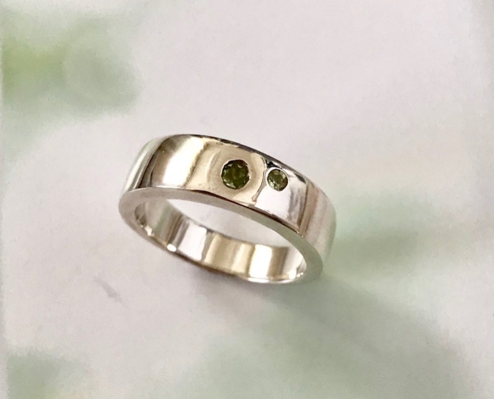 ペリドット・シルバーリング