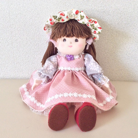 布人形 女の子＜パステルカラー、国産ガーゼ＞#18-004 その他人形
