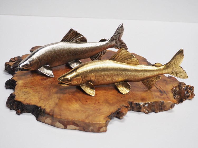 純銀 置物？ 双魚