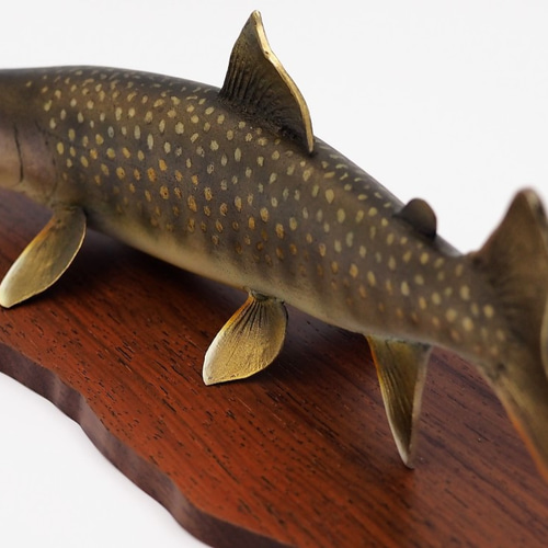 rip caswell ブロンズ　置物　オブジェ　MADE IN USA 魚 rip caswell ブロンズ 置物 オブジェ MADE IN USA 魚 - メルカリ