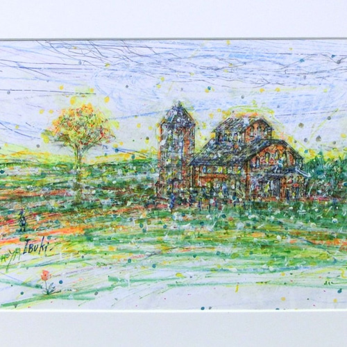 天国みたい「絵画」A4サイズ原画
