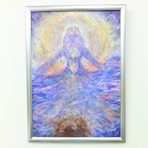 原画「この世にこんな美しい魂が存在していたなんて」額サイズ46×64