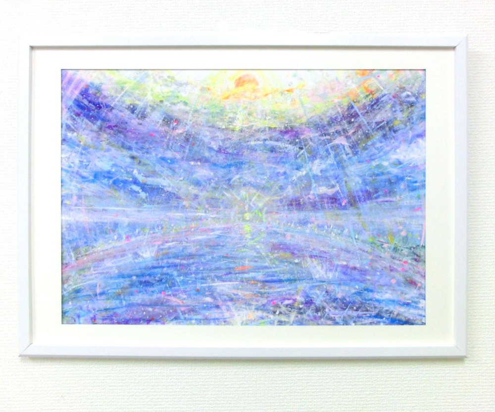荷を花に変えて　　絵画原画 荷を花に変えて 絵画原画 荷を花に変えて 絵画原画