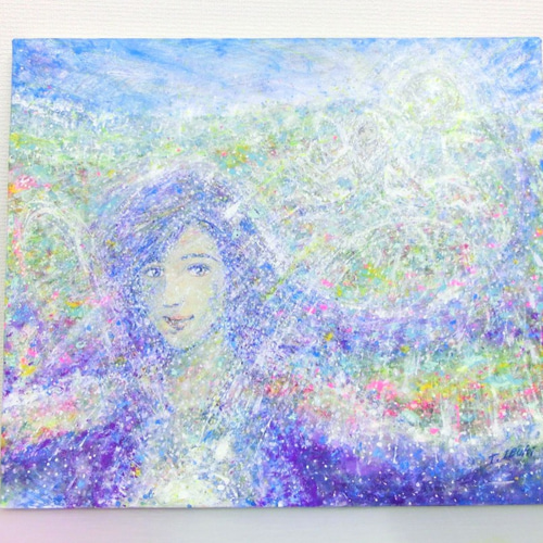 a*a様 How are you? 絵画原画 原画「どんなに苦しみの中にあっても、魂は清らかな光の中にい