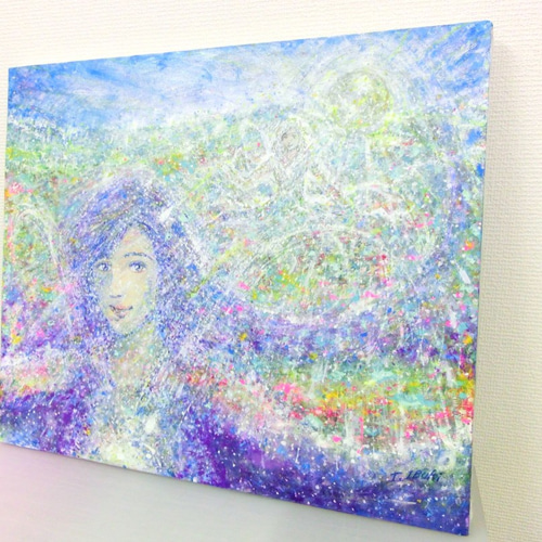 原画 「夢で見た国」 絵サイズ 53×45㎝ パワーアート 絵画 息吹