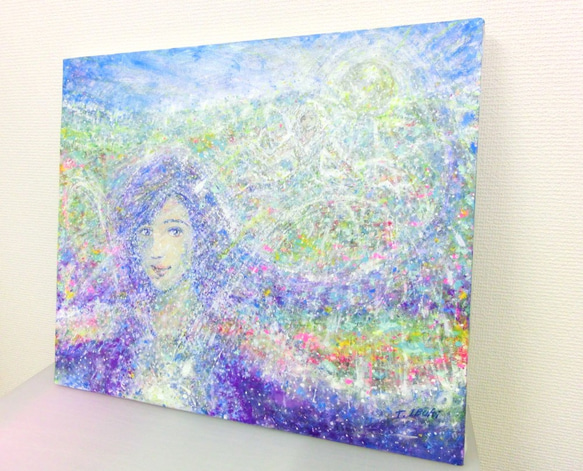 原画 「夢で見た国」 絵サイズ 53×45㎝ パワーアート 2枚目の画像