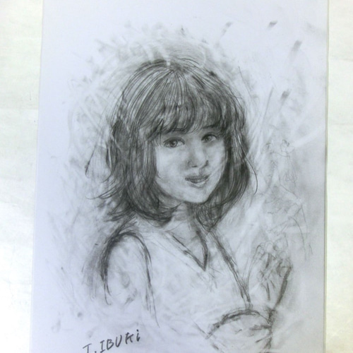 最新入荷商品一覧 | 女性の鉛筆画。原画一点物B5サイズ。 絵画