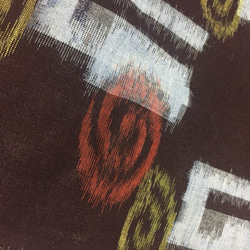 絵絣 久留米絣のドロップスリーブカットソー 5枚目の画像