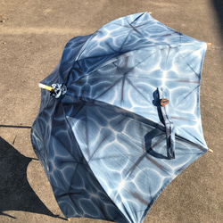 手染め藍型染めと遠州綿紬の日傘 傘・日傘 secca 通販 4026828｜Creema