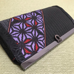 和風 畳がま口長財布 いろは×唐草 長財布 tanakatatami 通販 6538293