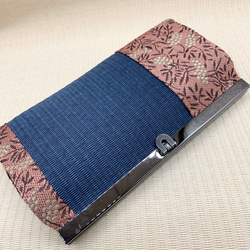 ハンドメイド 和風 畳がま口長財布 唐草 さくら 海外プレゼント 【公式