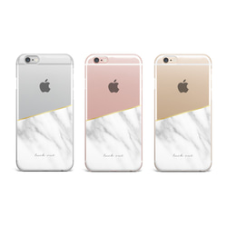 Premium Marble＊ iPhone11 iPhoneXR 8 8Plus クリアケース 2枚目の画像