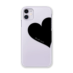 Big Heart♡ iPhoneケース iPhone11 11Pro XS iPhoneXR 7Plus クリアケース 3枚目の画像