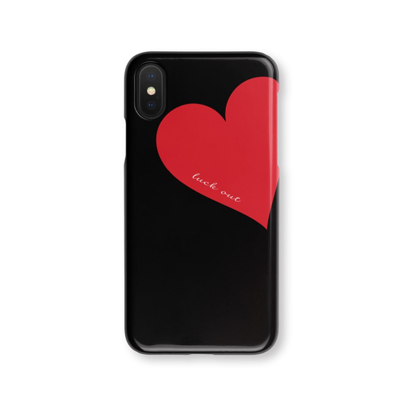 Big Heart♡Red　名入れ/iPhoneケース/Xperia/Galaxy/AQUOS 4枚目の画像