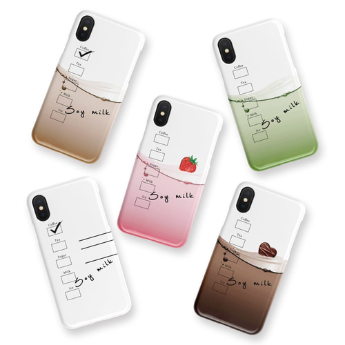 ソイ抹茶ラテ＊ スマホケース iPhoneケース iPhone12 iPhoneXR 8