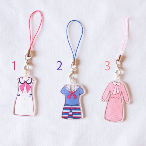 ☆集めて可愛い☆小さな洋服キーホルダー キーホルダー Little M 通販