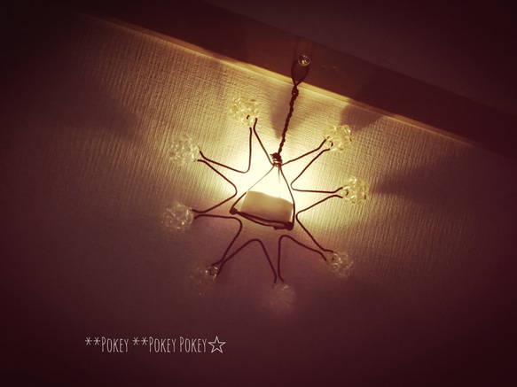 △Classical Lamp▽オーナメント 星 ランプシェード アンティーク ウォールデコレーション クリスマス 3枚目の画像
