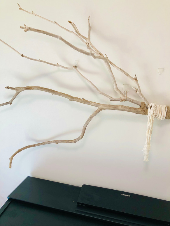 Branch Wood  Wall Decoration 枝流木ハンギングインテリア　ウォールデコ 8枚目の画像