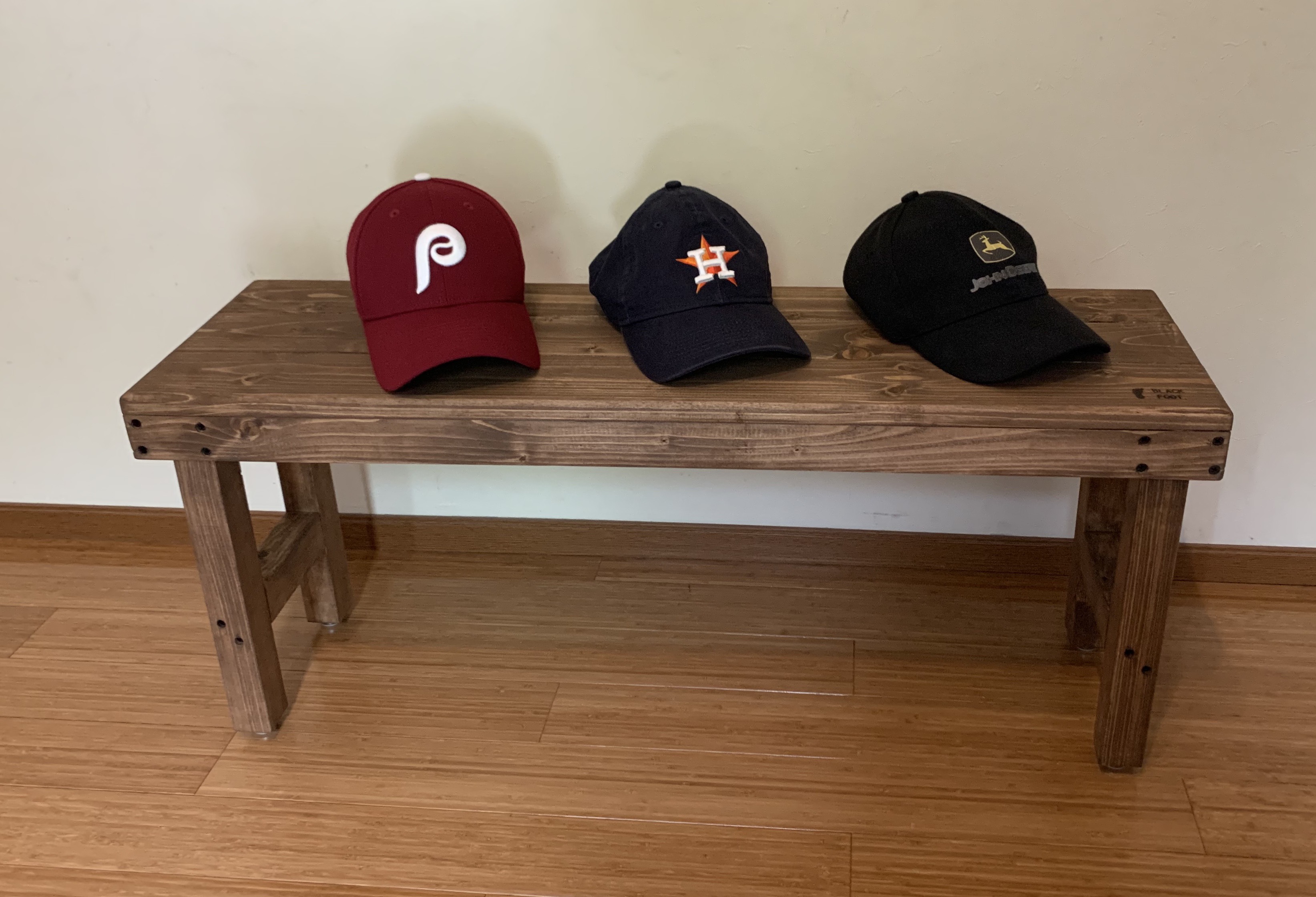 組み立て式ベンチ（高さ調節アジャスターボルト付き）