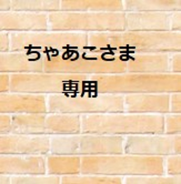 ちゃあこ様　専用 1枚目の画像