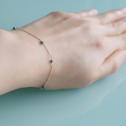 K10 ブルーダイヤモンド ブレスレット ブレスレット Ratna 通販 